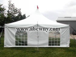 White Sidewalls with cathedral window (per foot)(20',30' or 40')